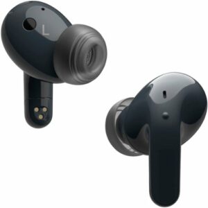 LG - Geek Squad Certified Refurbished TONE Free T90Q True Wireless In-Ear Earbuds - Black