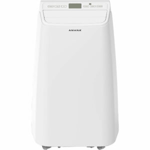 Amana - 450 Sq. Ft. Portable Air Conditioner with 9,500 BTU Heater - White