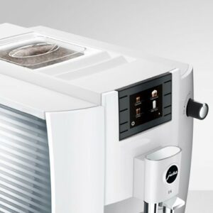 Jura - E6  Espresso Machine with Easy Cappuccino Function - Piano White