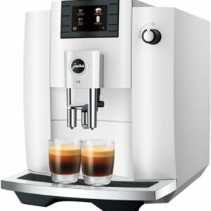 Jura - E6  Espresso Machine with Easy Cappuccino Function - Piano White