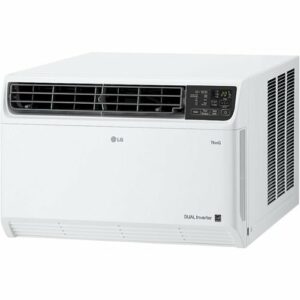 LG - 800 Sq. Ft. 14,000 BTU Smart Window Air Conditioner - White