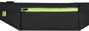 Insignia™ - Running Belt for Phone Screens up to 7" - Black/Neon Green