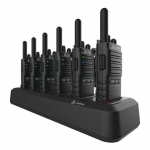 Cobra - Pro Business 42-Mile, 22-Channel FRS 2-Way Radios (6-Pack) - Black