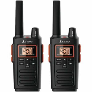 Cobra - 32-Mile, 40-Channel 2-Way Radios (Pair) - Black