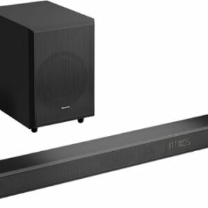 Hisense - 3.1.2  Dolby  ATMOS Soundbar with Wireless Subwoofer - Black