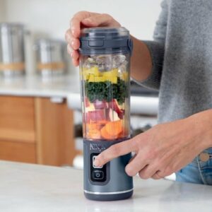 Ninja - Blast 18 oz. Portable Blender - Denim Blue