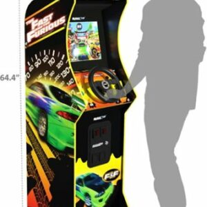 Arcade1Up - The Fast & The Furious Deluxe Arcade Game - Black