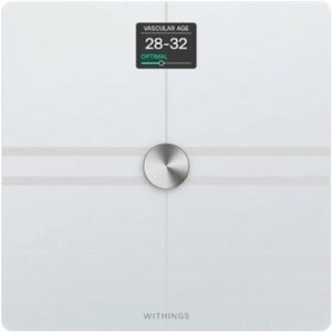 Withings - Body Comp Complete Body Analysis Smart Wi-Fi Scale - White