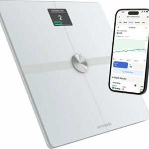 Withings - Body Comp Complete Body Analysis Smart Wi-Fi Scale - White