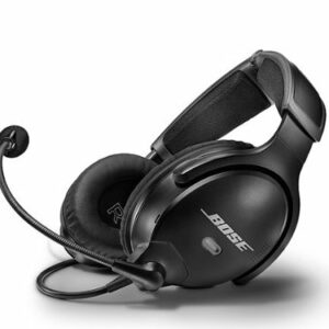 Bose - A30 Noise Cancelling Over-the-Ear Aviation Headset - Black