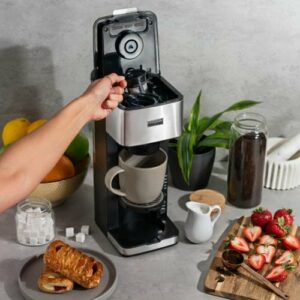 Bella Pro Series - Dual Brew Single Serve Coffee Maker - Stainless Steel