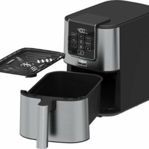 Bella Pro Series - 4-qt. Slim Digital Air Fryer - Stainless Steel