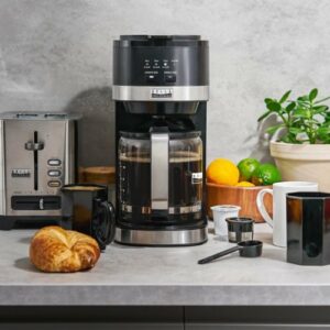 Bella Pro Series - Single Serve & 12-Cup Coffee Maker Combo - Black