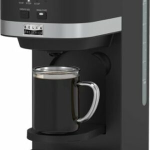 Bella Pro Series - Single Serve & 12-Cup Coffee Maker Combo - Black