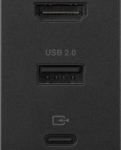 ASUS - ROG 65W Charger Dock - Supports HDMI 2.0 with USB Type-A and USB Type-C for ROG Ally - Black