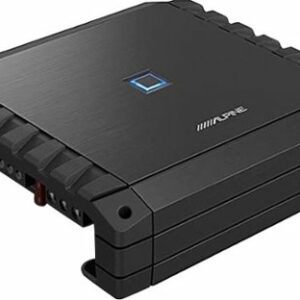 Alpine - S-Series Class D Bridgeable Multichannel Amplifier with Variable Crossovers - Black