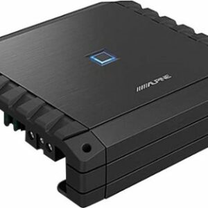 Alpine - S-Series Class D Mono Amplifier with Variable Crossovers - Black