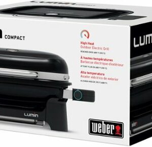 Weber - Lumin Compact Electric Grill - Black