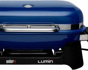 Weber - Lumin Electric Grill - Deep Ocean Blue