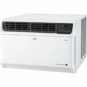 LG - 1,000 Sq. Ft. 18,000 BTU Smart Window Air Conditioner - White