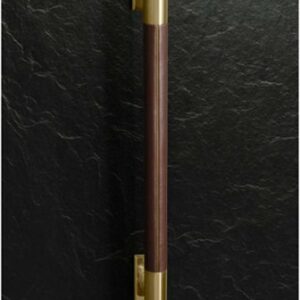 Short Statement Handle for 48" Monogram Pro Ranges - Brass