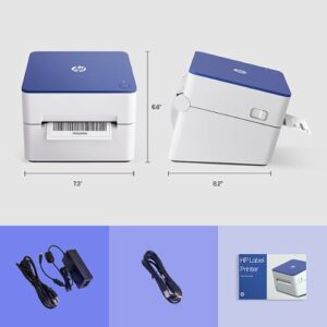 HP - Shipping Label Printer, Internal Tray 4x6 Direct Thermal Printer - 300 DPI