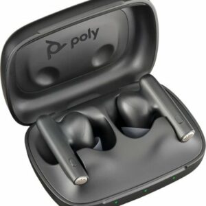 Poly - formerly Plantronics - Voyager Free 60 True Wireless Earbuds with Active Noise Canceling - Black