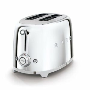 SMEG TSF01 2-Slice Wide-Slot Toaster - Stainless Steel