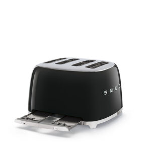 SMEG TSF03 4-Slice Wide-Slot Toaster - Black