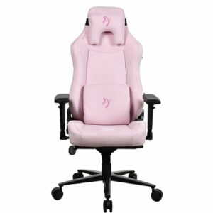 Arozzi - Vernazza Series Top-Tier Premium Supersoft Upholstery Fabric Gaming Chair - Pink