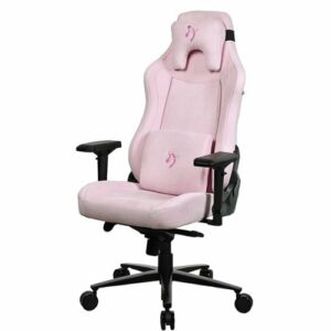 Arozzi - Vernazza Series Top-Tier Premium Supersoft Upholstery Fabric Gaming Chair - Pink