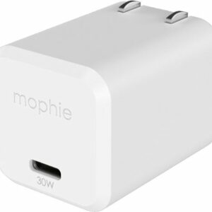 mophie - Power Adapter USB-C 30W GAN - White