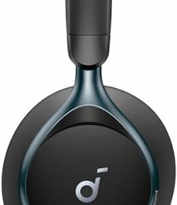 Soundcore - by Anker Space One True Wireless Noise Cancelling Over-the-Ear Headphones - Black