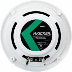 KICKER - 6-1/2" 2-Way Marine Speakers with Polypropylene Cones (Pair) - White