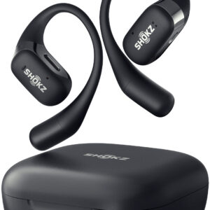 Shokz - OpenFit Open-Ear True Wireless Earbuds - Black