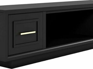 Legends Furniture - Entertainment Console for up to most 80" inch TVs - Seal Skin Black