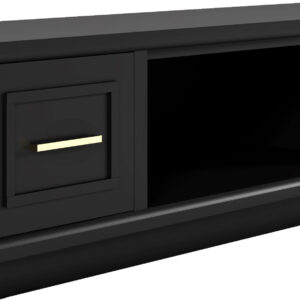 Legends Furniture - Entertainment Console for up to most 80" inch TVs - Seal Skin Black