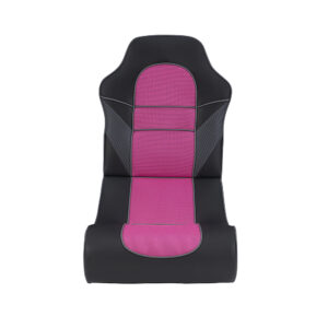 Linon Home Décor - Kendon Faux Leather Rocking Gaming Chair - Black and Pink