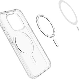 Insignia™ - Hard-Shell Case with MagSafe for iPhone 15 Pro Max - Clear