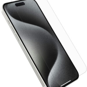 OtterBox - Glass Screen Protector for Apple iPhone 15 Pro Max - Clear