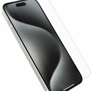 OtterBox - Premium Glass Screen Protector for Apple iPhone 15 Pro Max - Clear