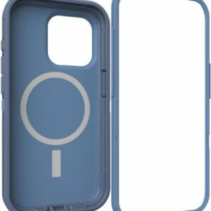 OtterBox - Defender Series Pro XT Hard Shell for MagSafe for Apple iPhone 15 Pro - Baby Blue Jeans