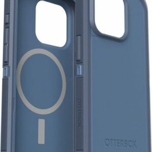 OtterBox - Defender Series Pro XT Hard Shell for MagSafe for Apple iPhone 15 Pro - Baby Blue Jeans