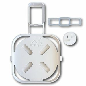 Mount Genie - The Easy Outlet Mount For eero Pro 6 and eero Pro 6E (2-pack) - White