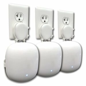 Mount Genie - The Easy Outlet Holder for Nest WiFi Pro (3-pack) - White