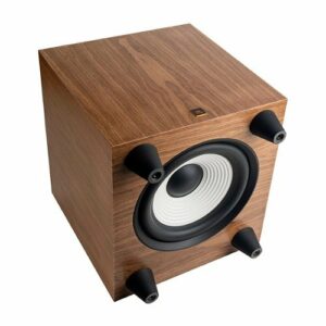 JBL - L10cs 10" 250W Powered Subwoofer - Walnut