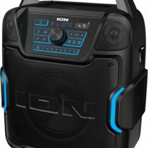 ION Audio - Sport 320° 200W Portable Bluetooth Battery Powered All-Weather Speaker with Premium 5-Speaker 320˚ Sound - Black