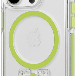 Tech21 - EvoCrystal Kick Case with MagSafe for Apple iPhone 15 Pro - Lime