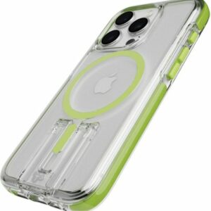 Tech21 - EvoCrystal Kick Case with MagSafe for Apple iPhone 15 Pro - Lime