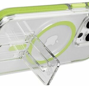 Tech21 - EvoCrystal Kick Case with MagSafe for Apple iPhone 15 Pro - Lime